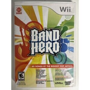 Band Hero - Nintendo  Wii Game No Manual - Activision Games/Guitar Hero